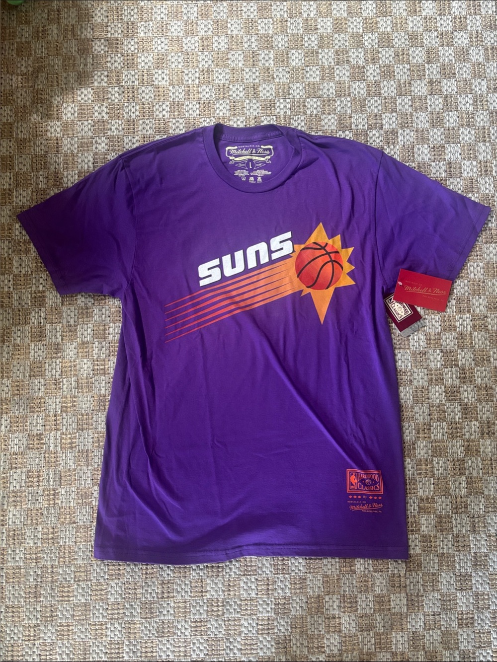 Mitchell & Ness Purple Phoenix Suns Retro Graphic Tee
